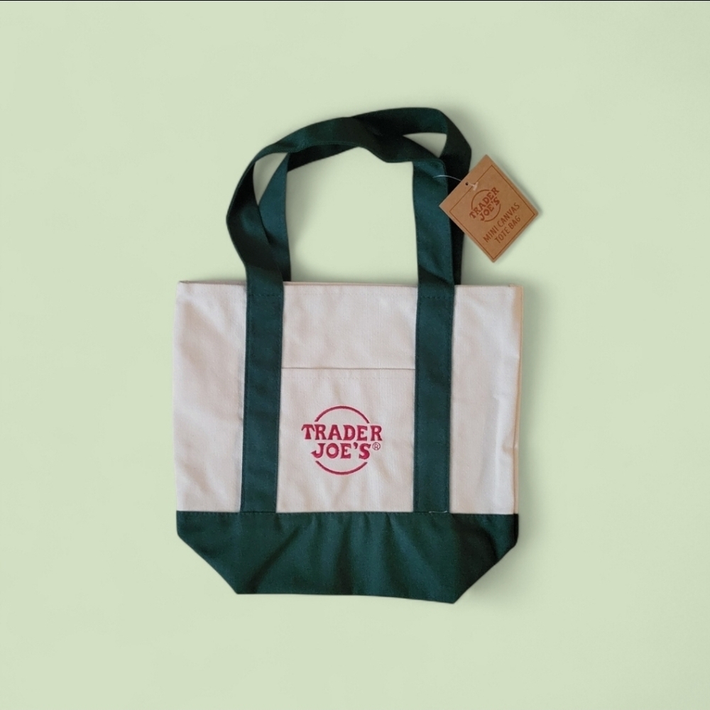 4 Pc BUNDLE Trader Joe's Canvas Tote Bag
